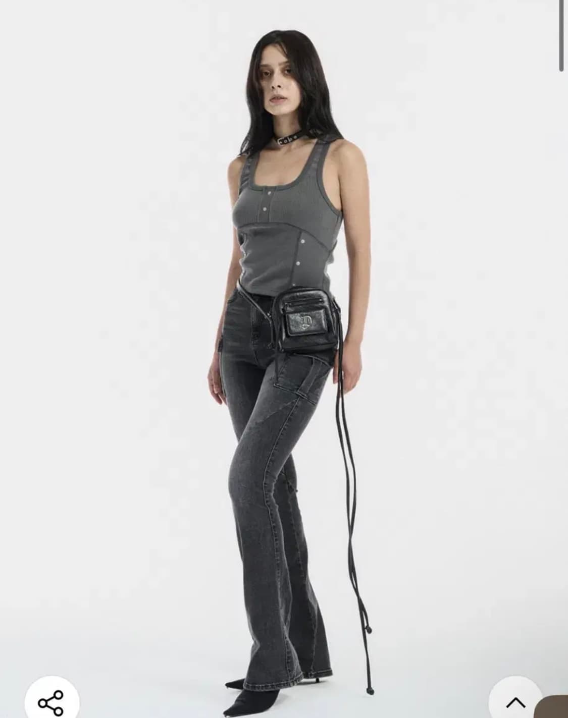 [새상품] 오도어 나시 84->55 rivet sleeveless 상품이미지2