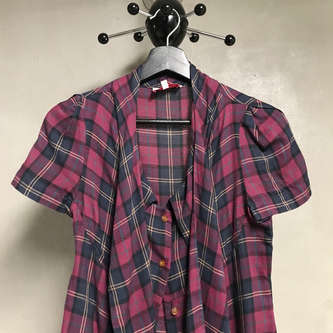 비비안웨스트우드 체크 반팔 셔츠 1(W) 상품이미지2