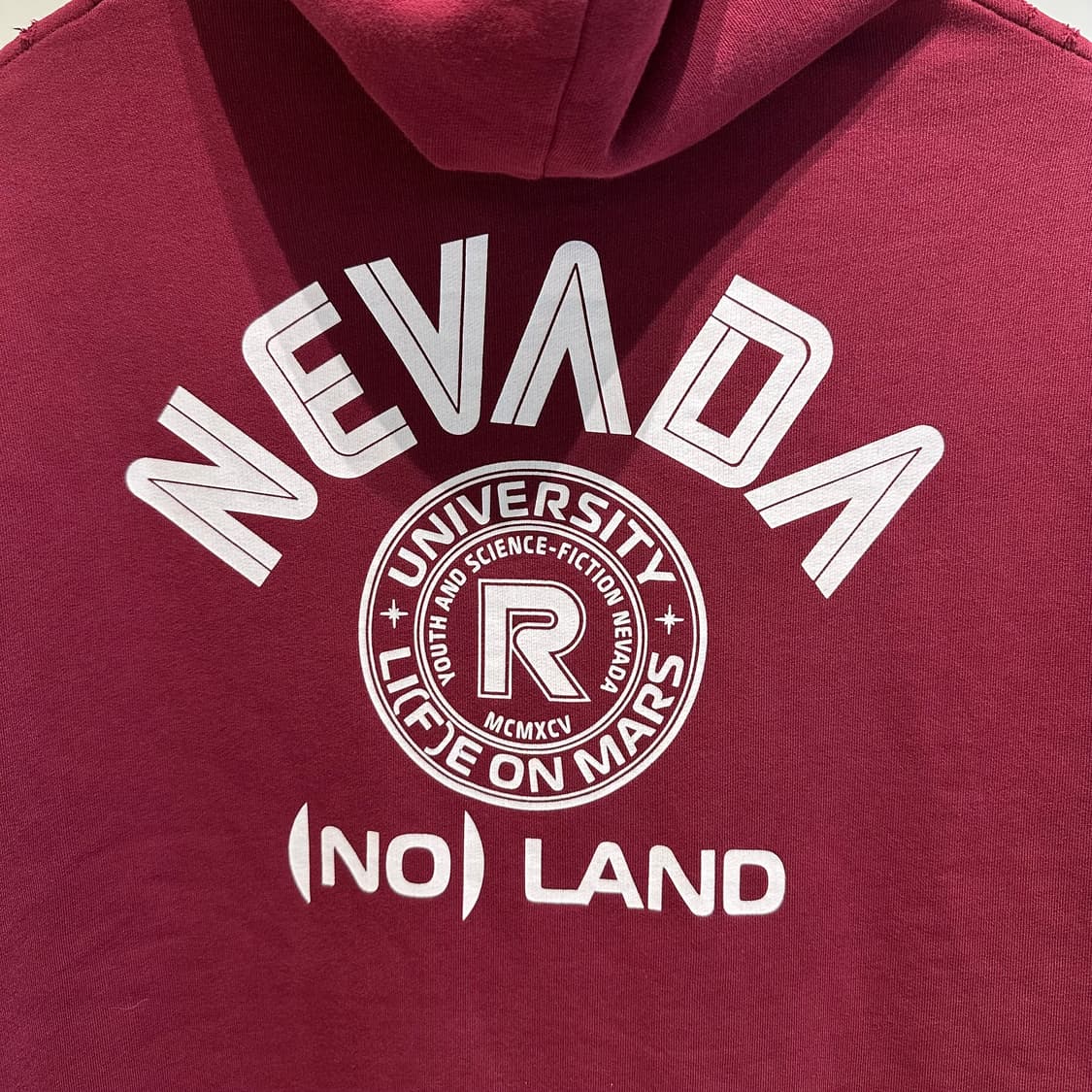 라프시몬스 21-22fw 네바다 디스트레시드 후드 상품이미지3