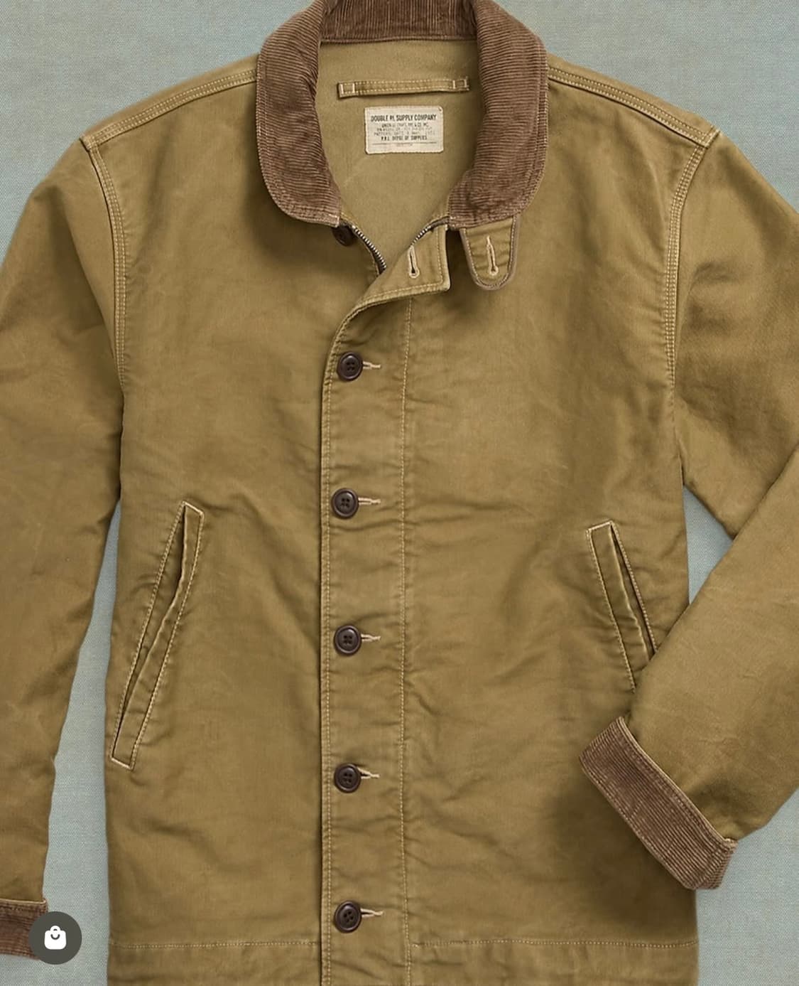 RRL 코듀로이 칼라 코튼 덱자켓 더블알엘 상품이미지1