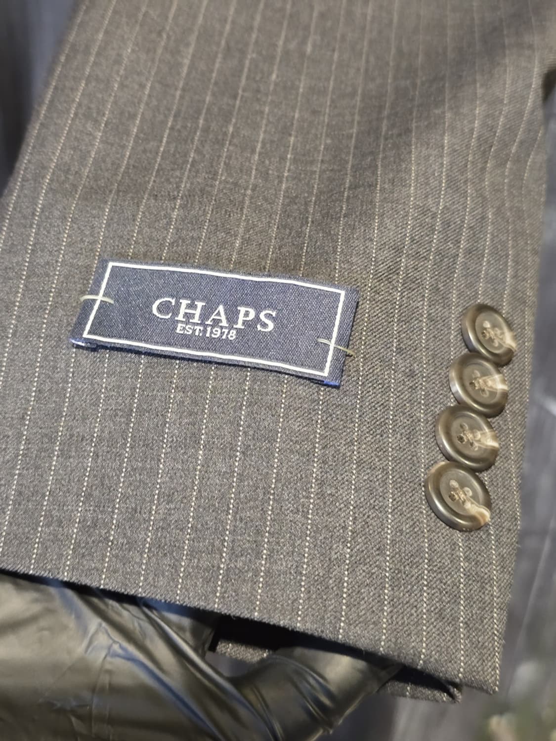 CHAPS 투버튼 스트라이프 블레이저 자켓 상품이미지4