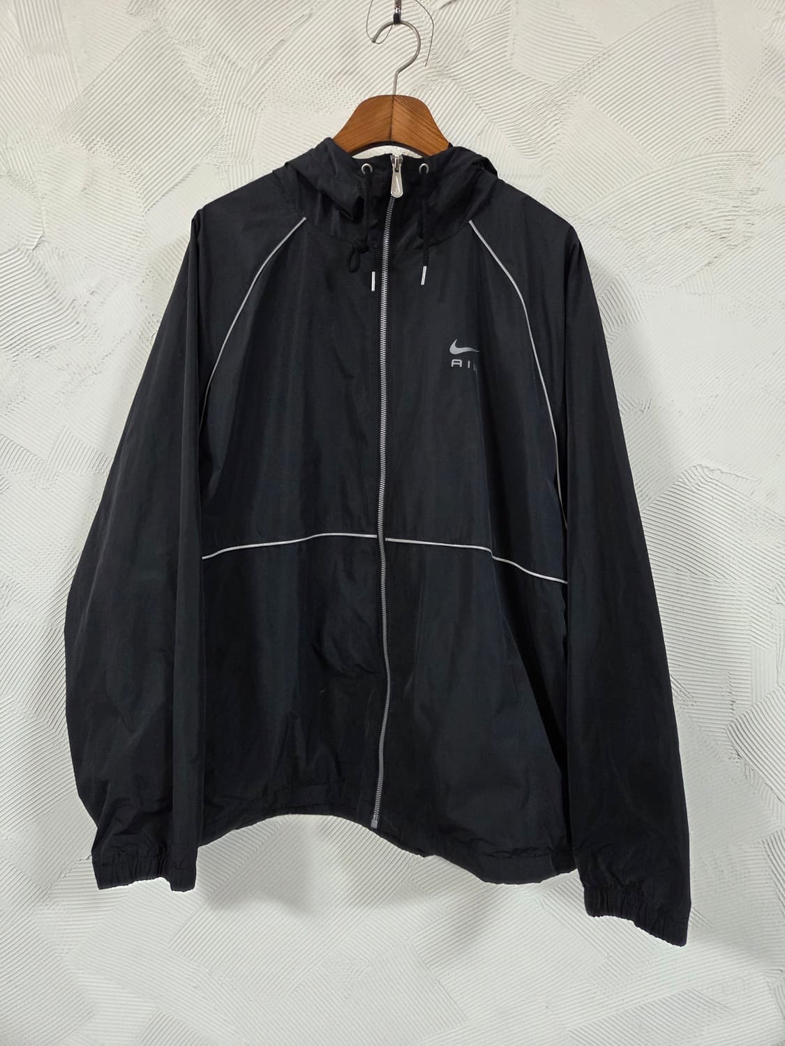 나이키 에어 풀집 후드 우븐 자켓 블랙xxl 상품이미지2