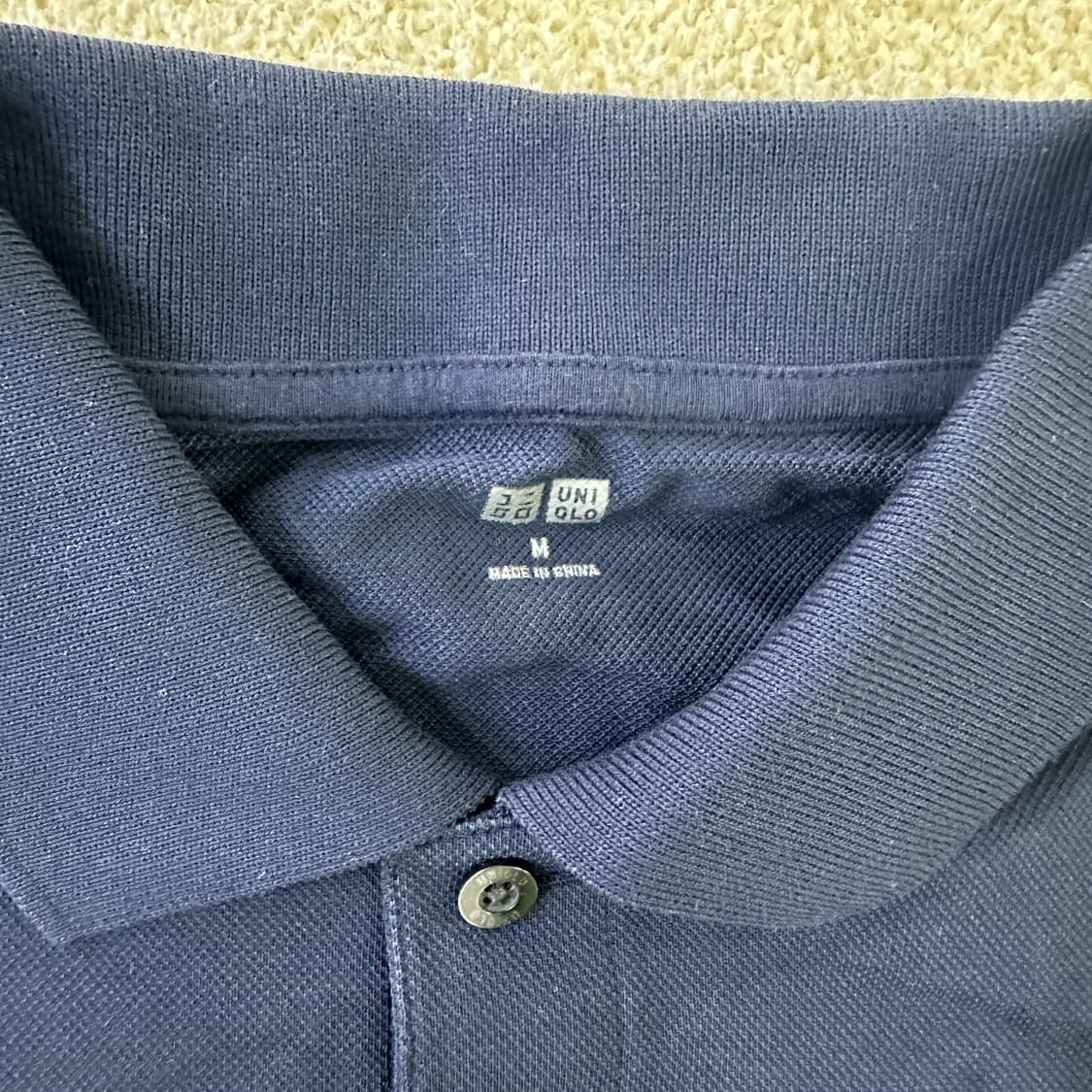 M 유니클로 드라이 피케 셔츠 0324D 상품이미지2