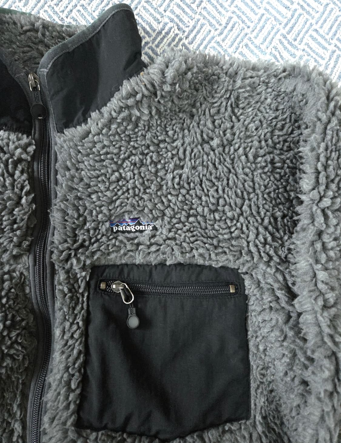 (S)파타고니아 Mexico 딥파일 차콜헤더 레트로 가디건 플리스 상품이미지2