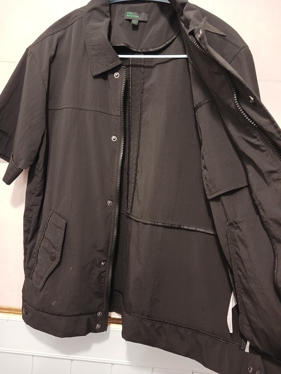 베네통 정품 여성 반팔 셔츠 자켓 M (95) 사이즈 상품이미지4