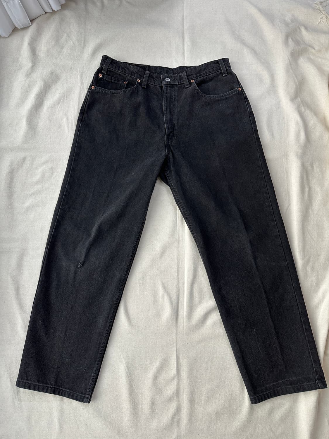 리바이스 550 흑청 데님 팬츠 38 made in Canada 상품이미지1
