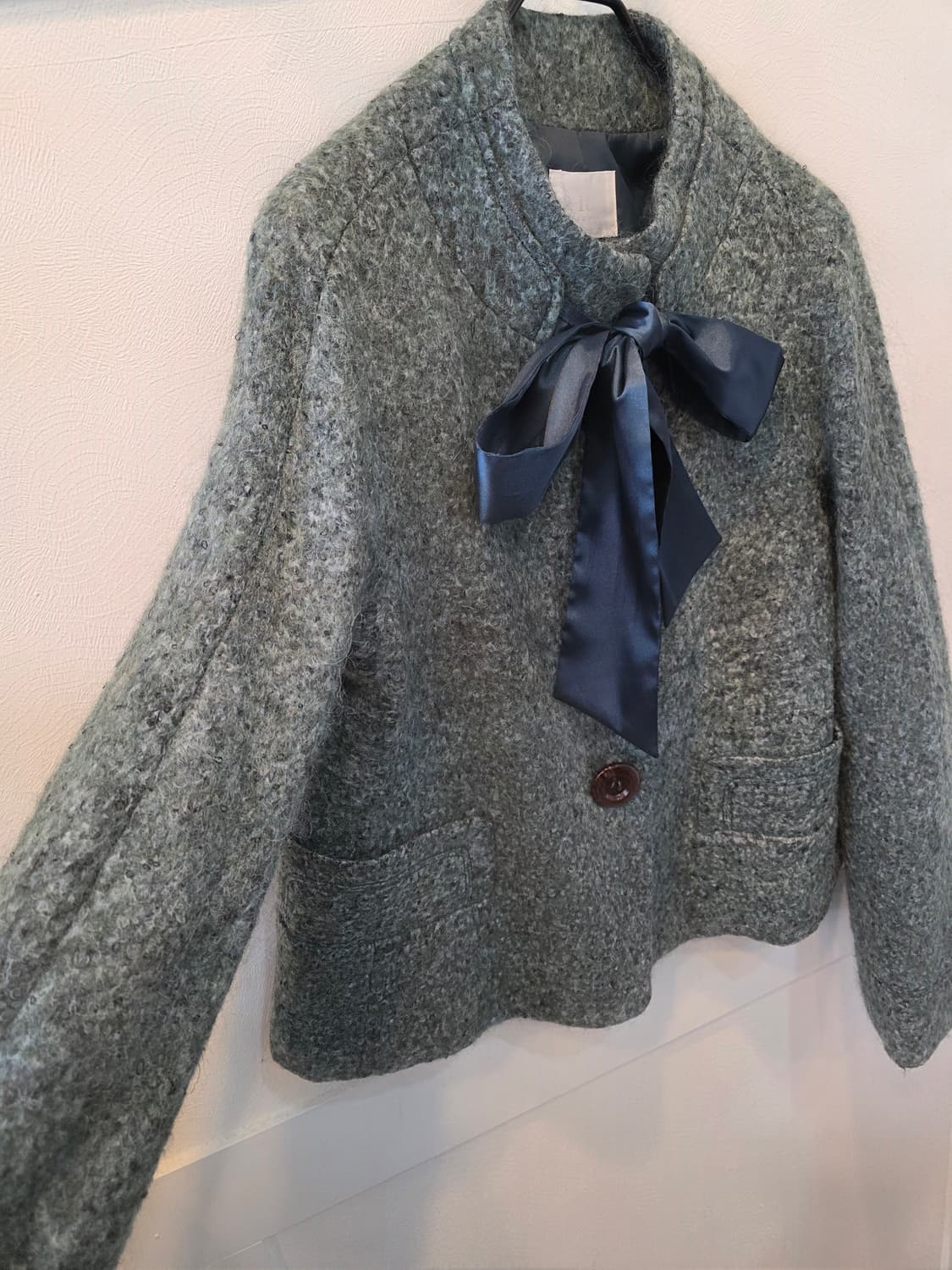 it MICHAA 그린리본 숏 자켓 상품이미지4