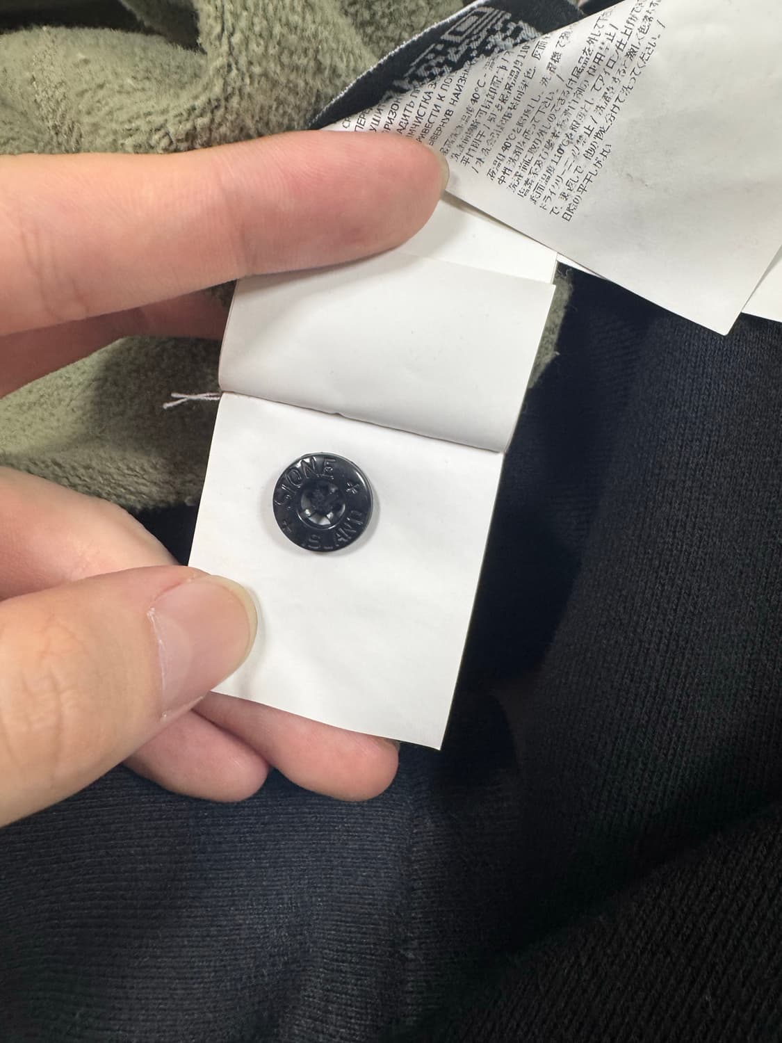 [XL] 스톤아일랜드 포켓 맨투맨 올리브 상품이미지6