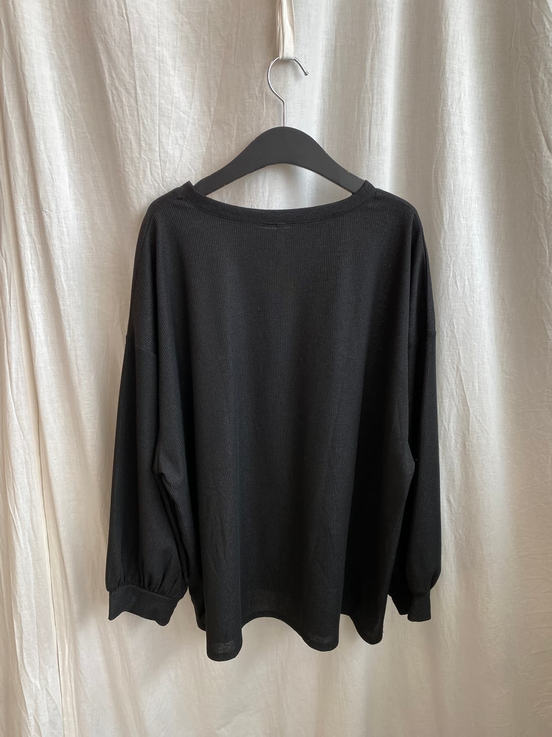 블랙 글리터 탑(XL) 상품이미지3