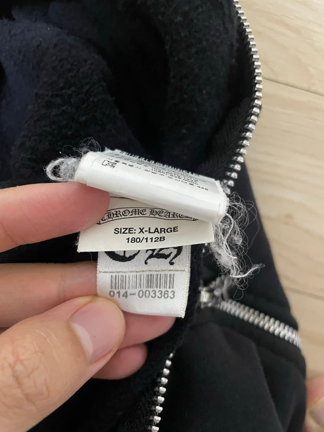 Chrome hearts 세메터리 후드집업 상품이미지5