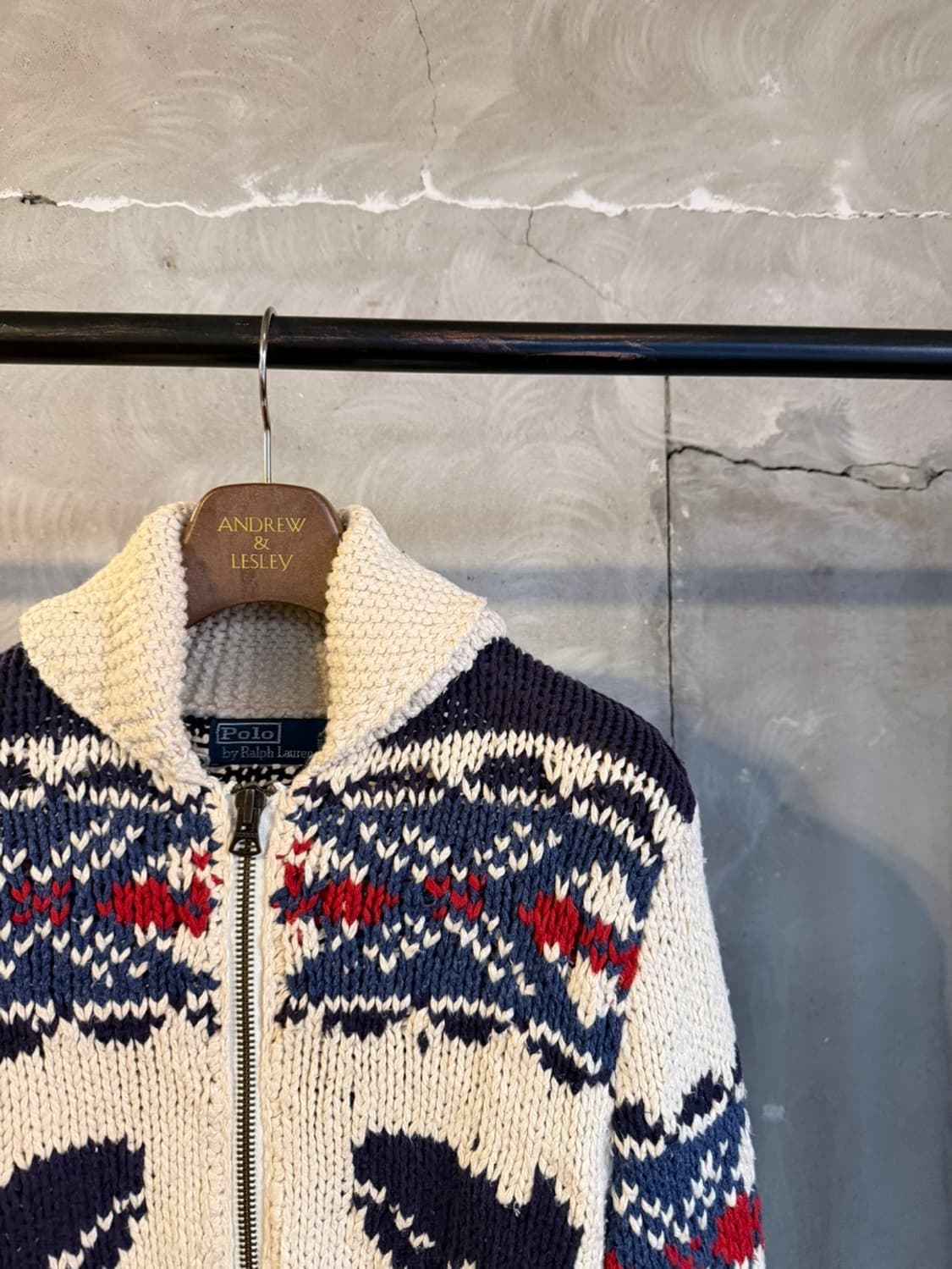 폴로 랄프로렌 코위찬 니트짚업 남성95-100 상품이미지3