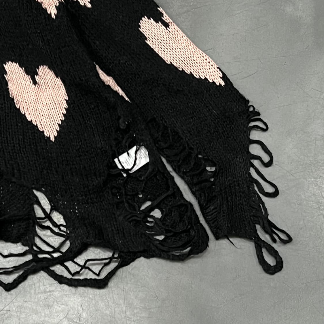  wild fox 하트 패턴 니트 y15456 상품이미지4