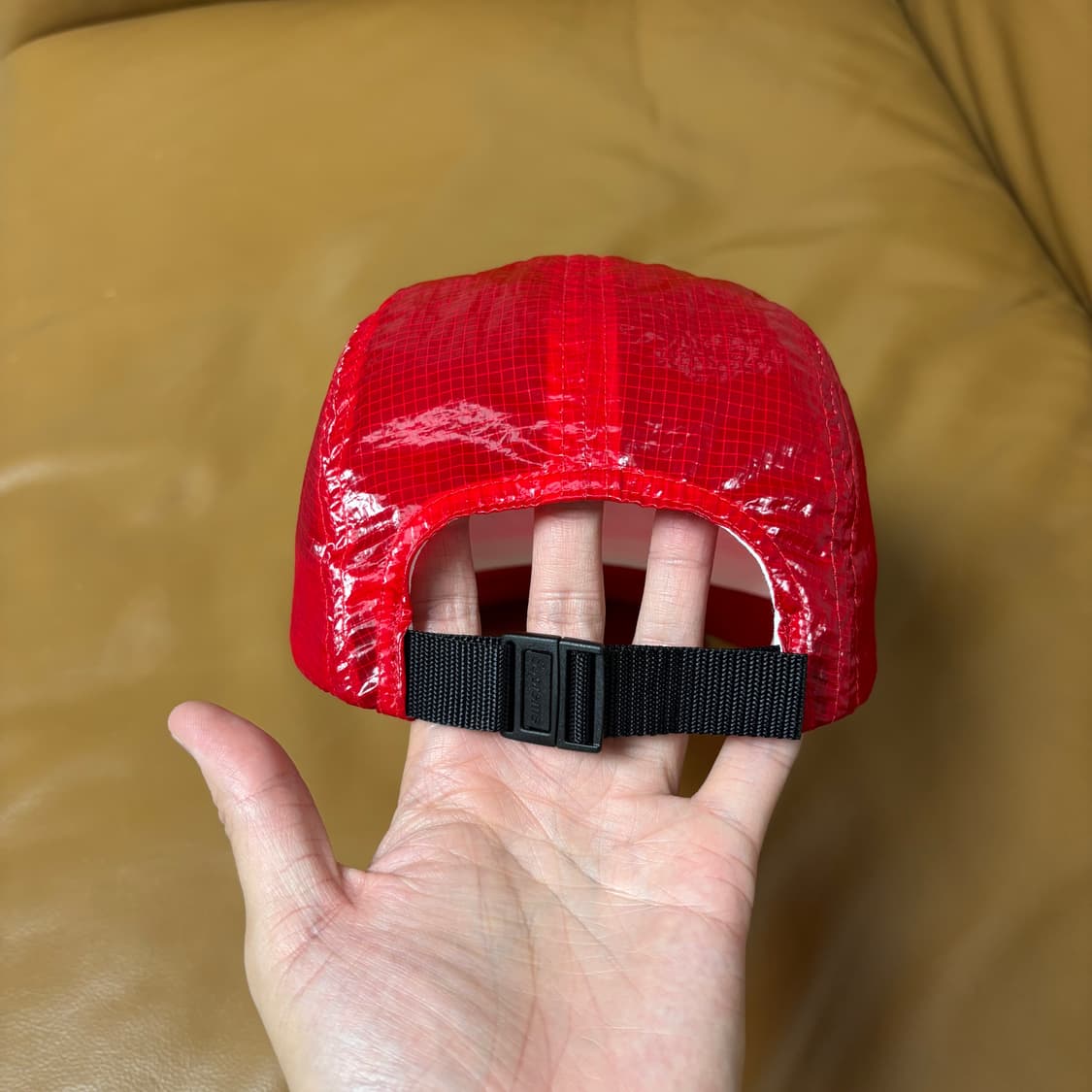 Supreme 슈프림 레드 캠프캡 모자 (Ripstop Red) 상품이미지7