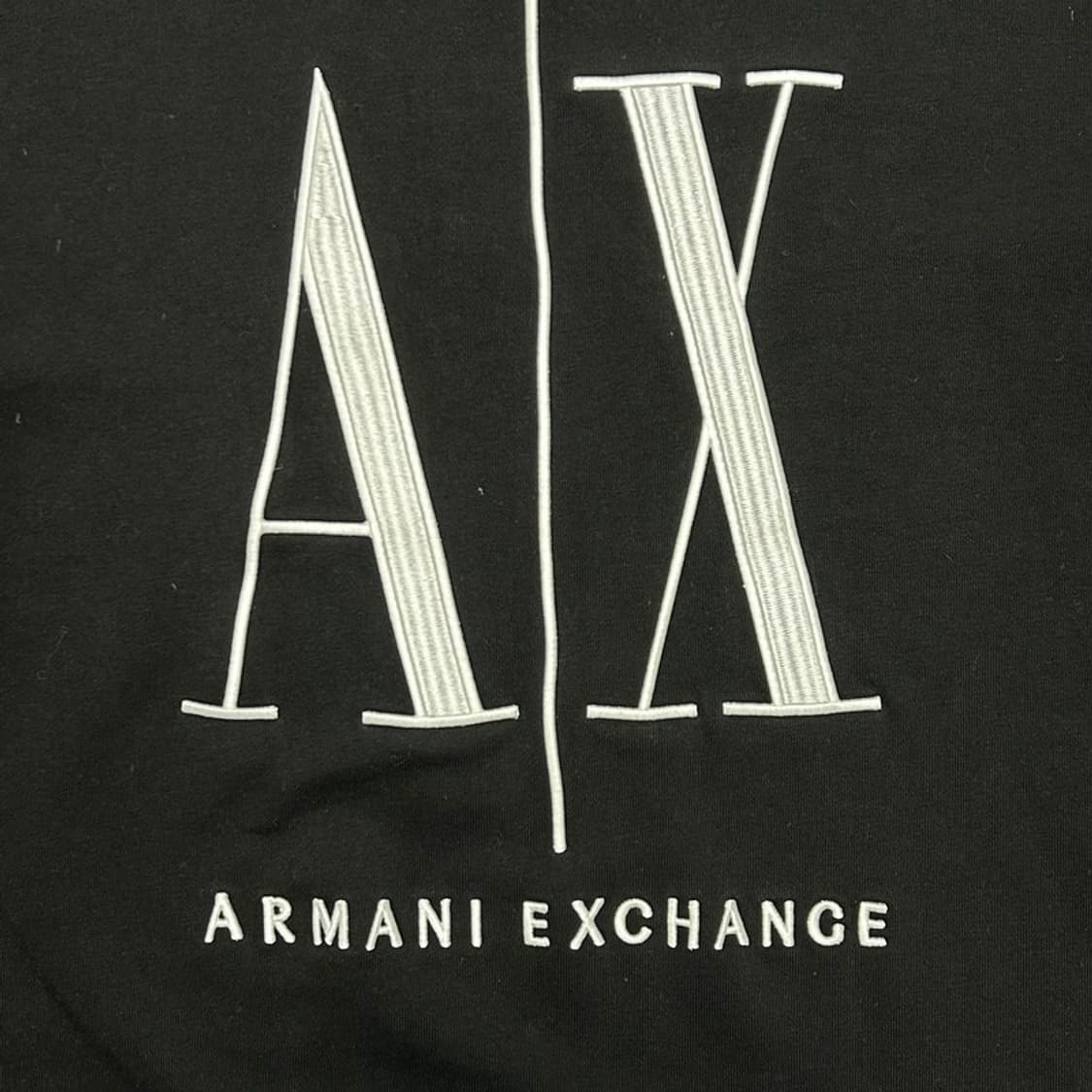 아르마니 익스체인지 Icon Project 빅 AX 맨투맨 블랙 L 상품이미지2