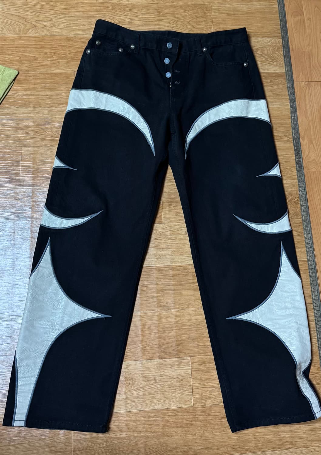 THUG CLUB 레더 워싱 데님 팬츠 2사이즈 상품이미지2