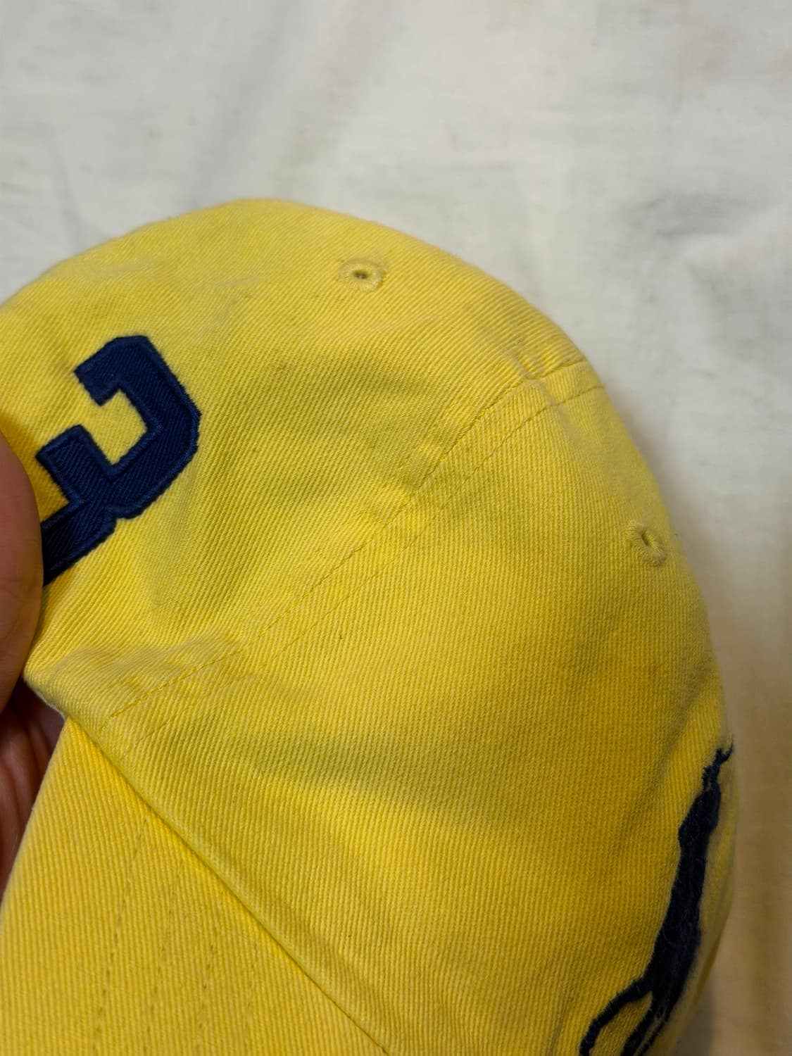 폴로 랄프로렌 빅포니 볼캡 옐로우 상품이미지2