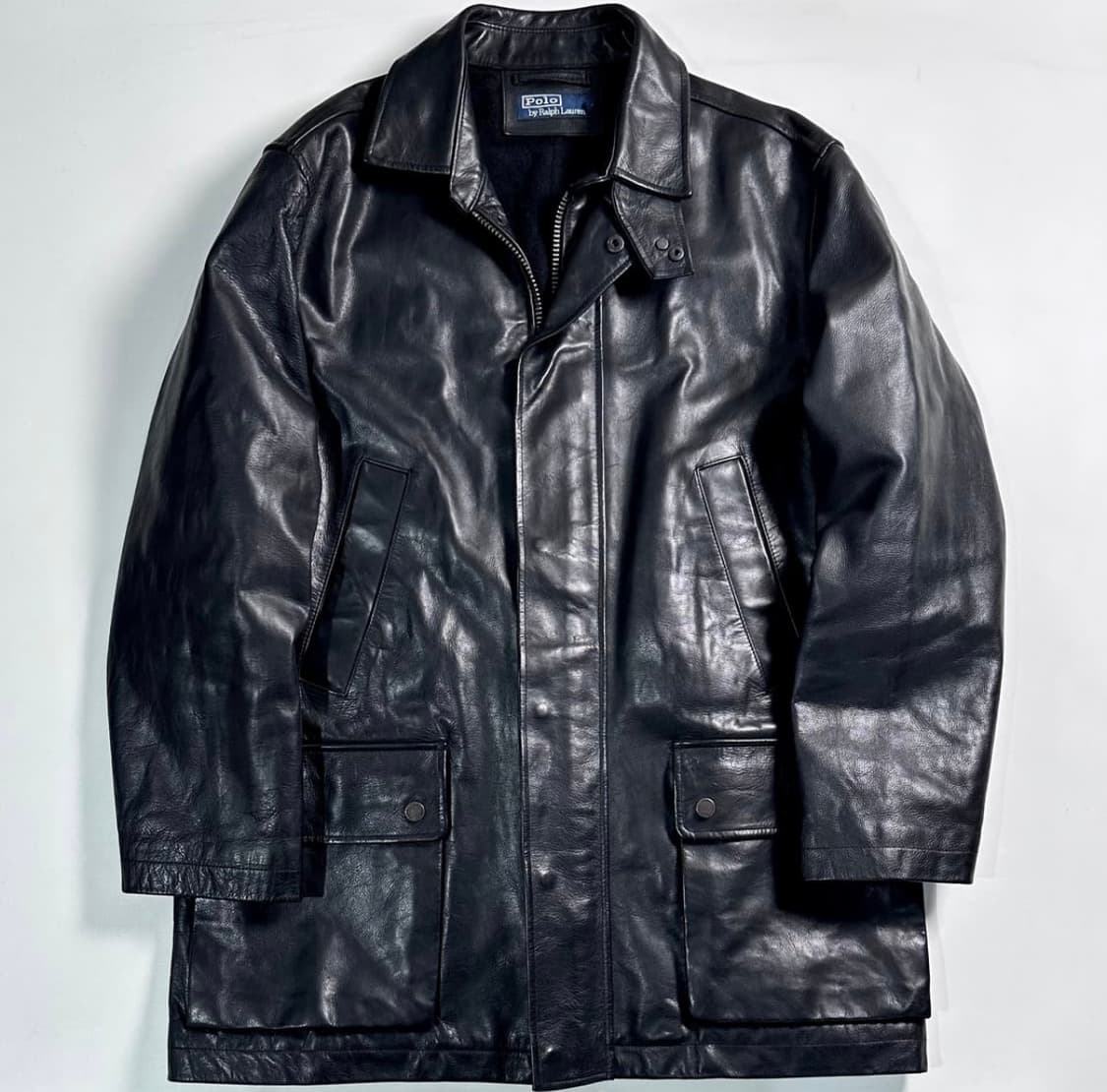  Polo Cow Leather Black Carcoat 상품이미지1