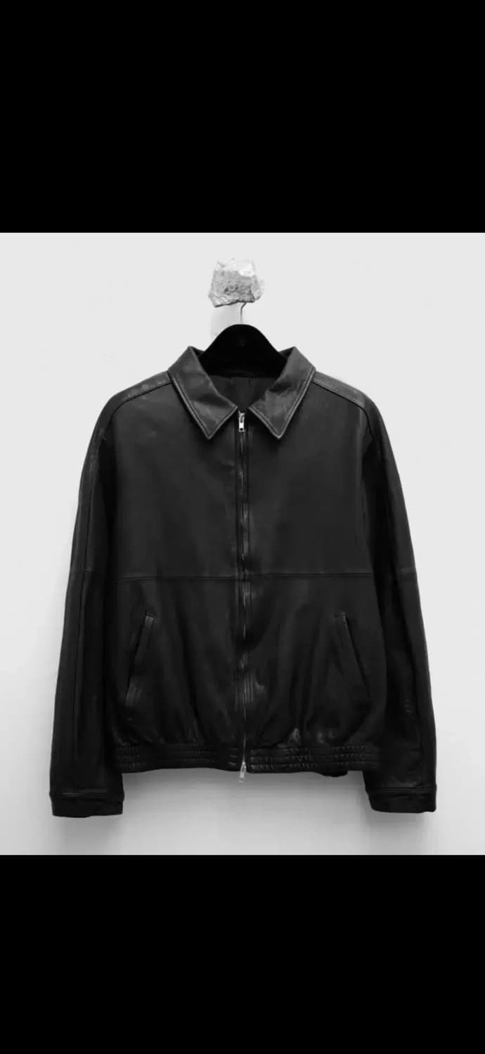 유스 레더 블루종 L 상품이미지1