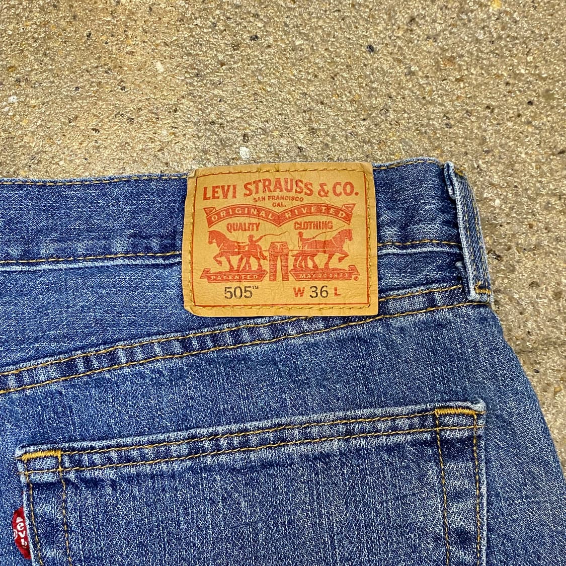 미국 빈티지 리바이스 505 중청바지 36size 상품이미지8