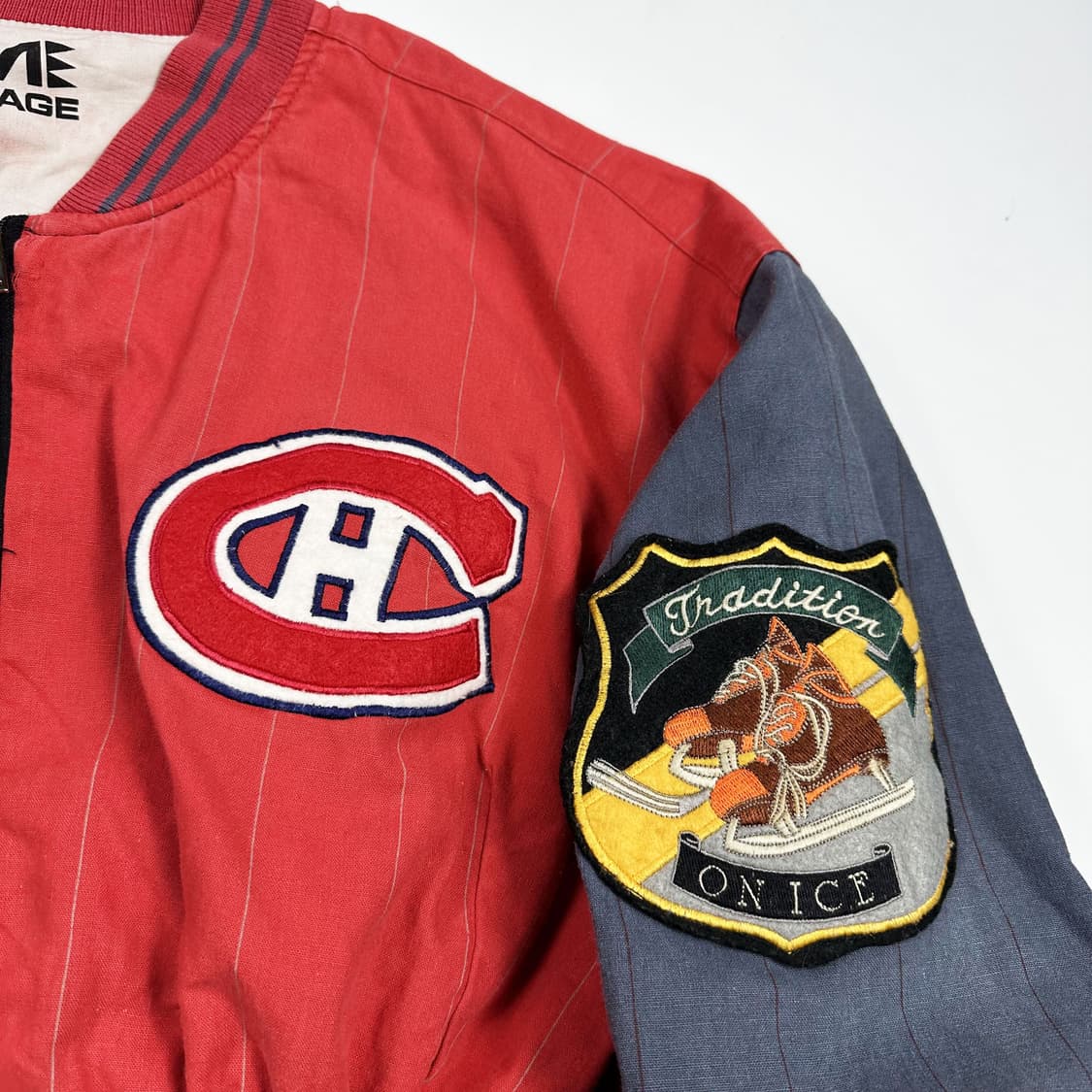 VTG 빈티지 몬트리올 캐네디언스 크롭 자켓 (L 여성추천) 상품이미지4