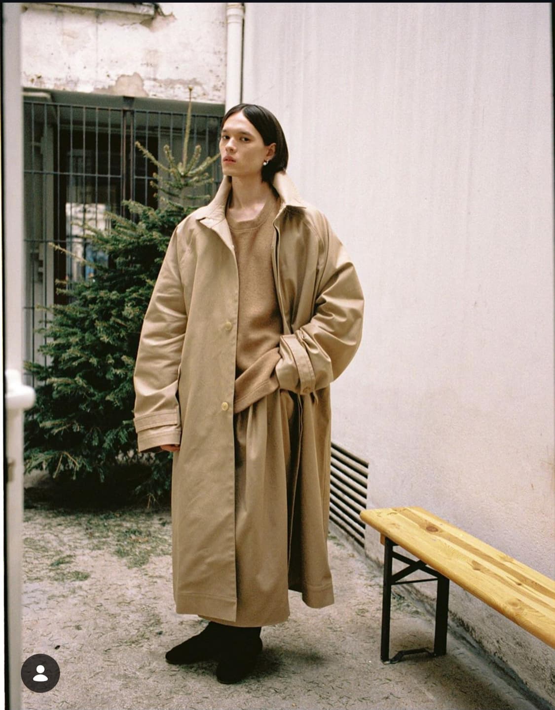 [S] Hedmayner 발마칸 트렌치 코트 상품이미지1