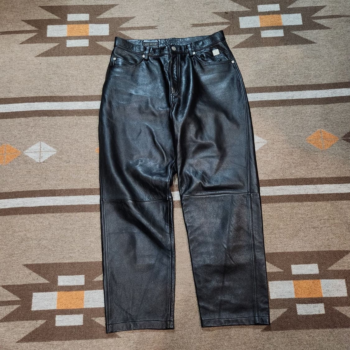 타임세일)캐시머니 헤비 소가죽 팬츠 34 상품이미지2