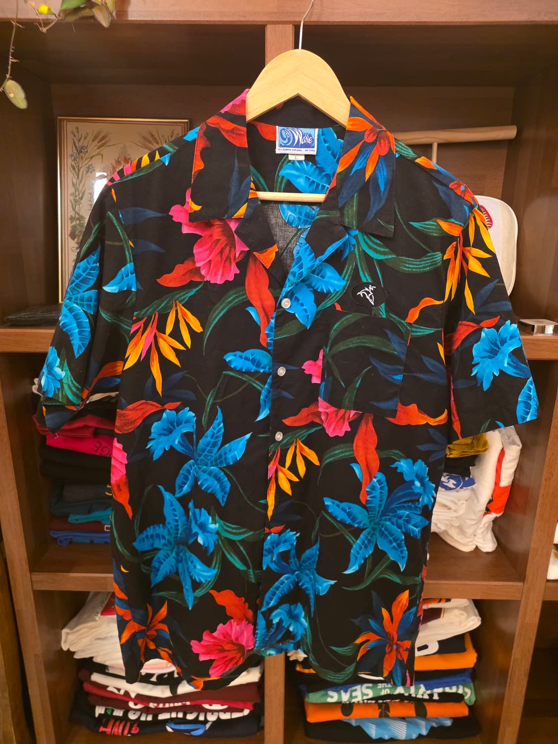 Vintage Tropical Wave Hawaiian Shirt 상품이미지6