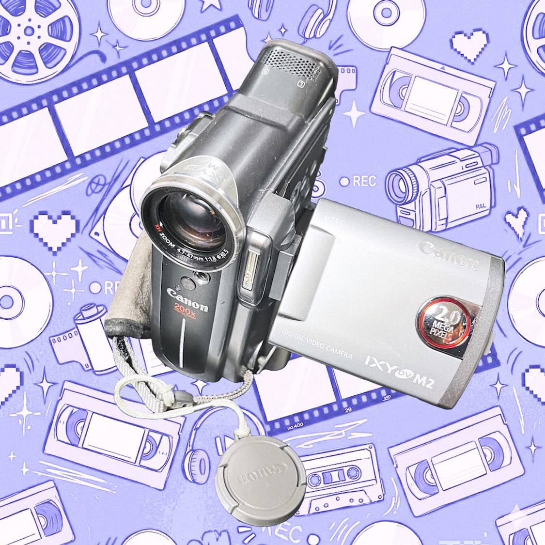 Canon ixy dv m2 6mm 캠코더 (테이프리스 개조 가능) 상품이미지1