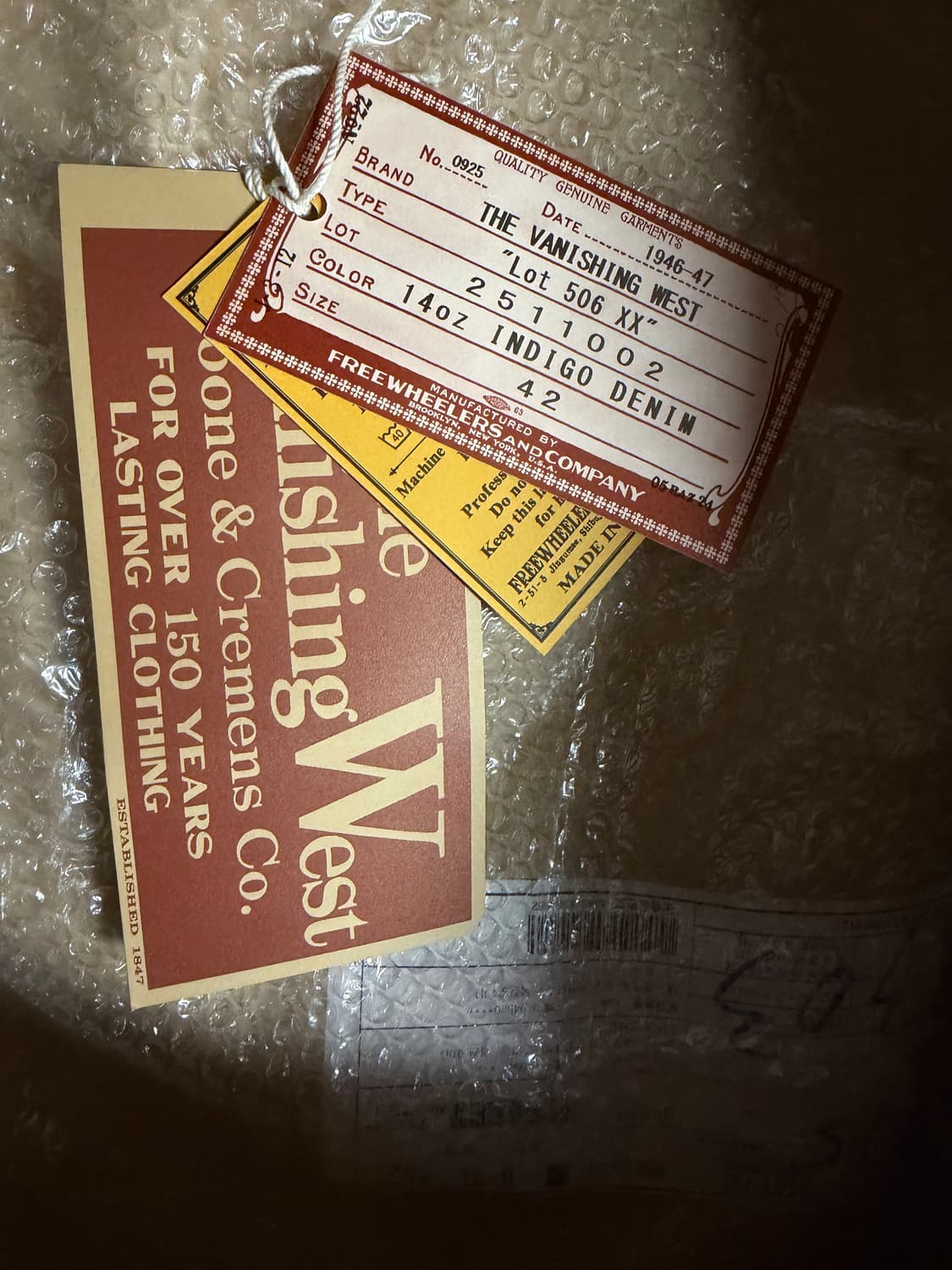 프리휠러스 506xx 1세대 데님자켓 상품이미지8