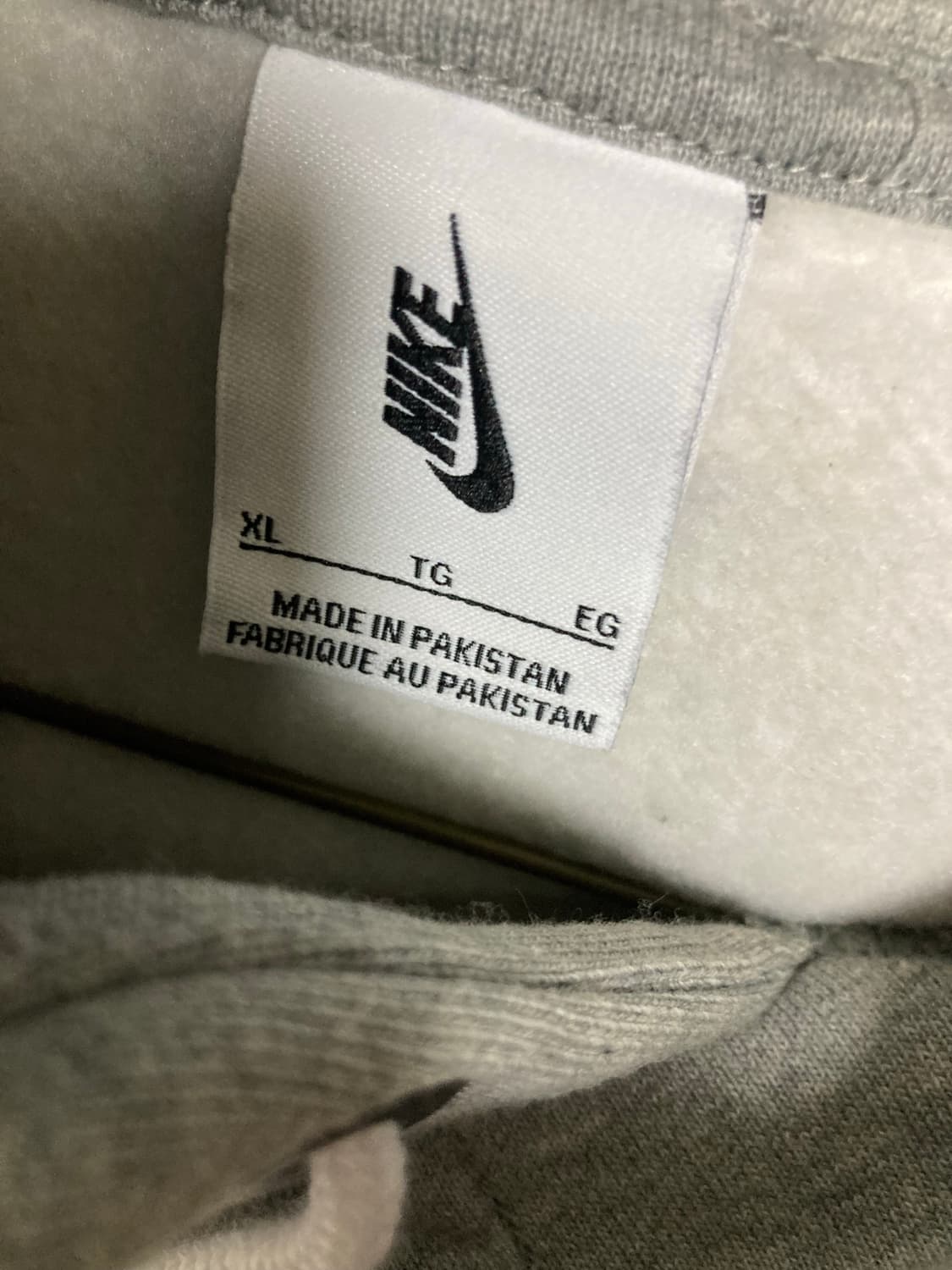 나이키 솔로 스우시 그레이 후드티 (XL) 상품이미지5