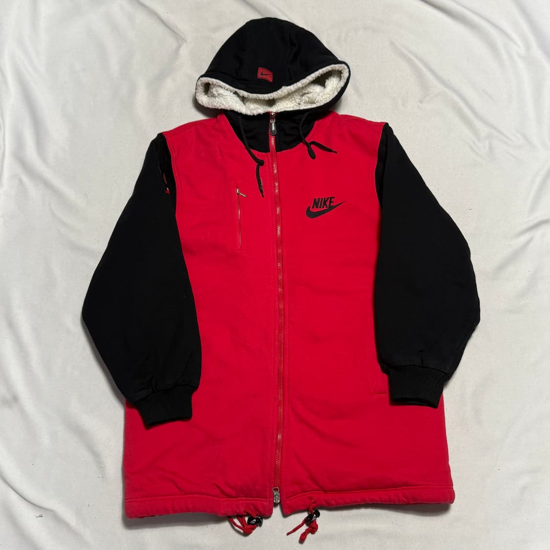 95 나이키 올드스쿨 뽀글이 후드 점퍼 상품이미지3