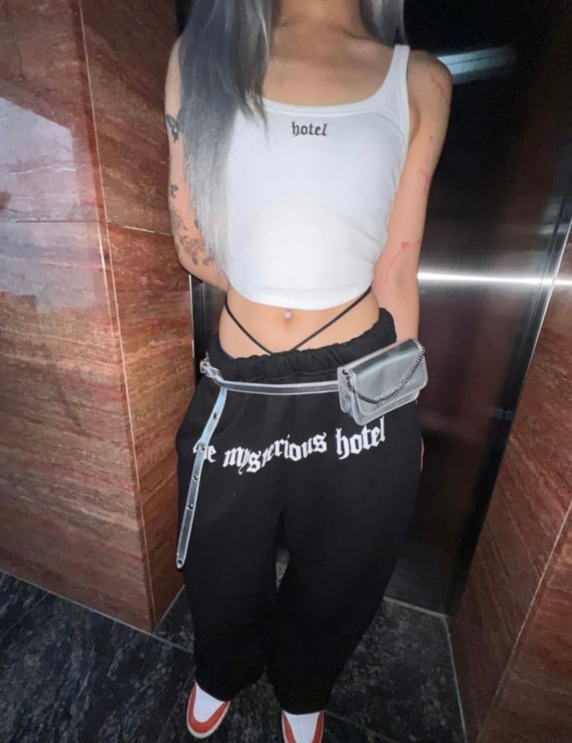 더미스테리어스호텔 미호 마이크로 벨트 백 그린 상품이미지2