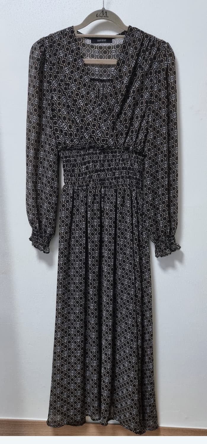 인베스트 허리밴딩 롱 원피스 상품이미지2