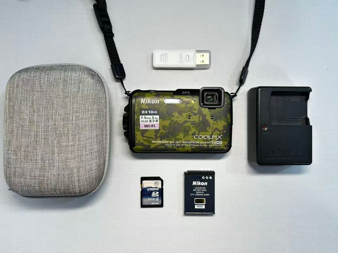 니콘 쿨픽스 aw110(aw100)카모 디카가 상품이미지9