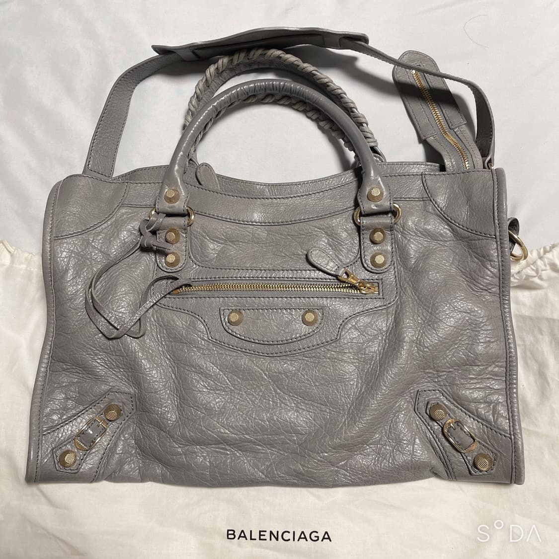 발렌시아가 모터백 그레이 상품이미지1