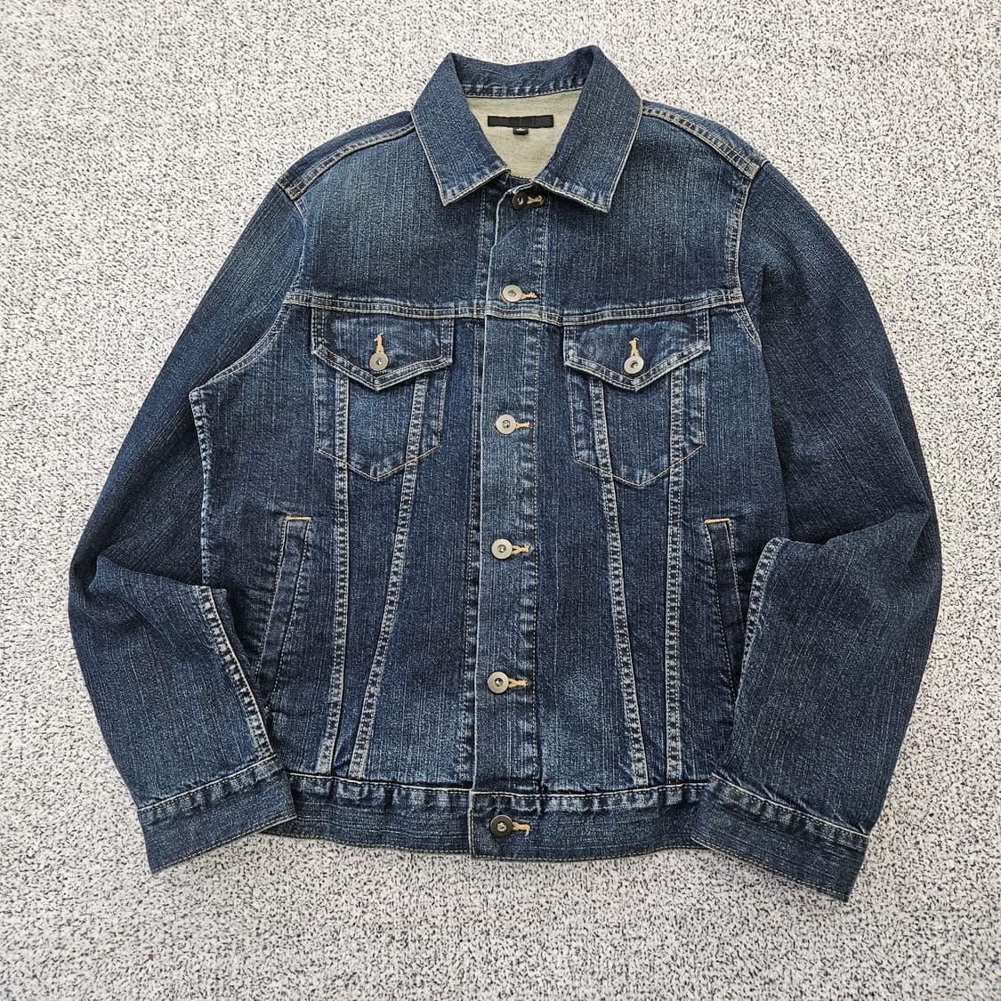 [L] 유니클로 트러커 데님 자켓 0102YH1 상품이미지2
