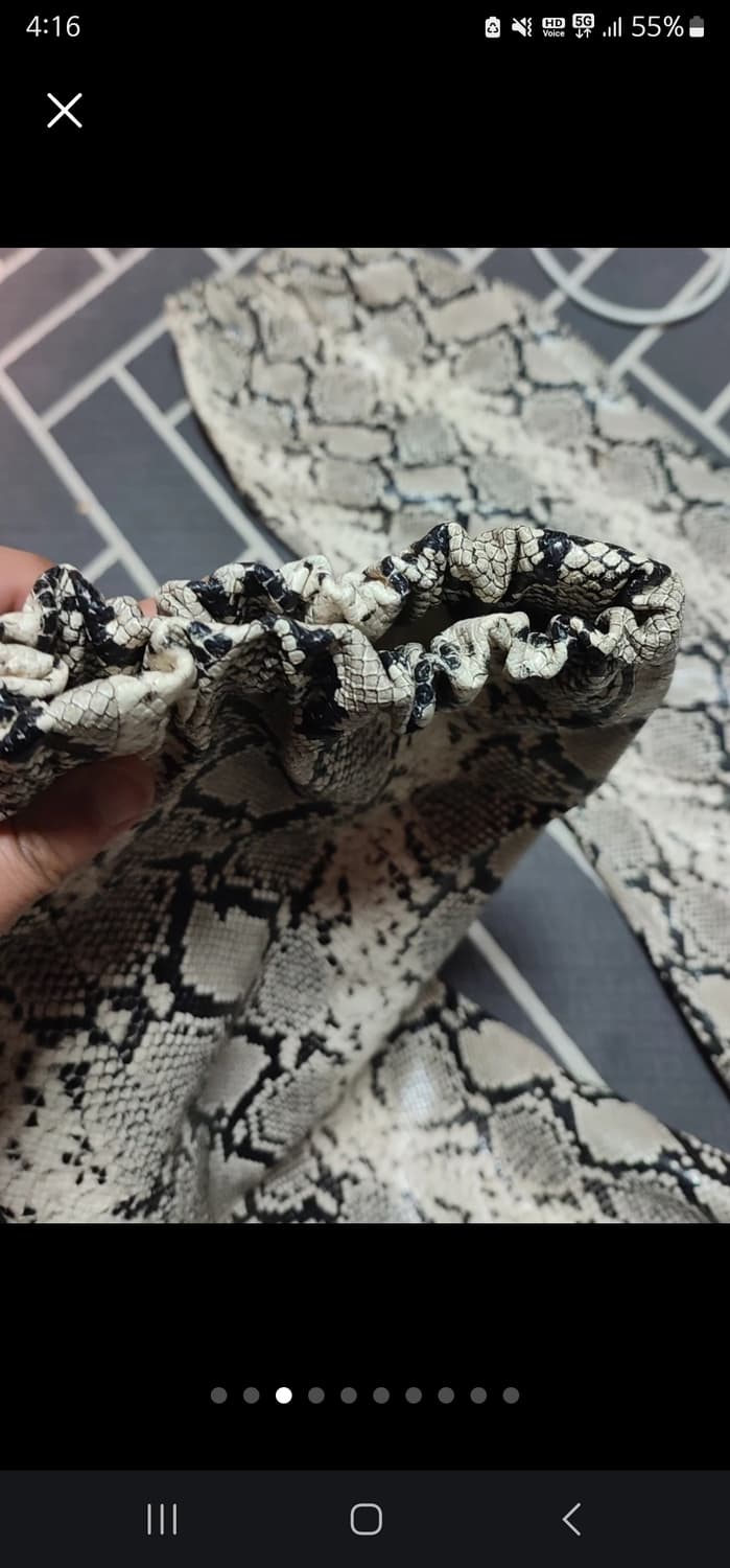 [ARCHIVE]EOTS 양가죽 램스킨 스네이크 조거팬츠 M 상품이미지4