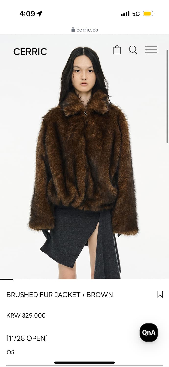 25FW 세릭 퍼 자켓 상품이미지1