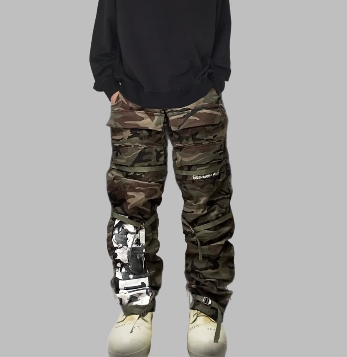 [34] 아임낫어휴먼비잉 카모팬츠 상품이미지1