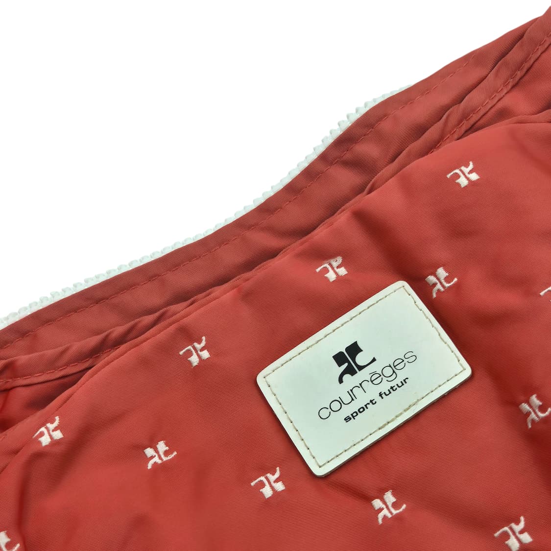 90s 프랑스 꾸레쥬 핑크 스포티 크로스&숄더백 상품이미지2