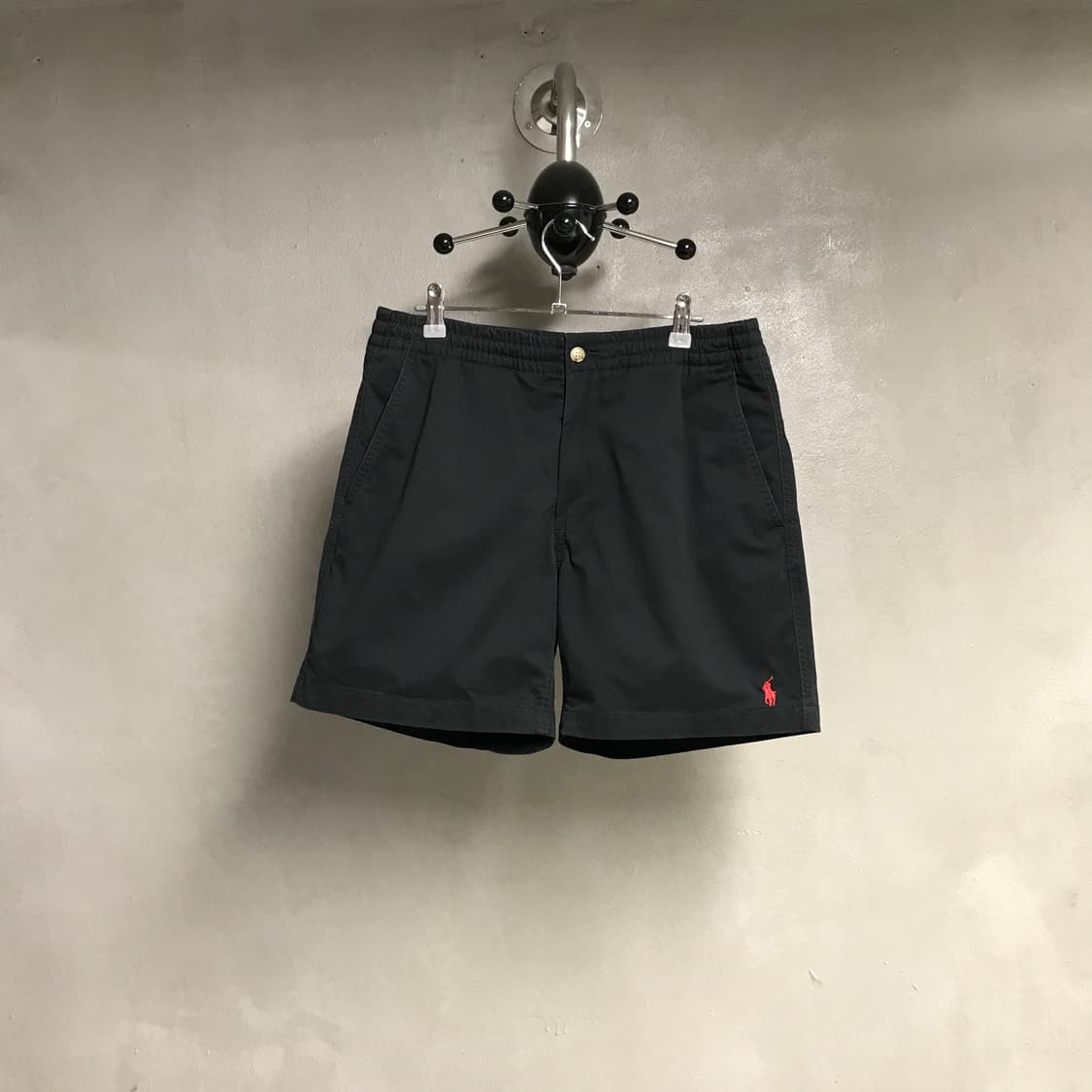 폴로 랄프로렌 QR 포니 반바지 블랙 M 상품이미지1