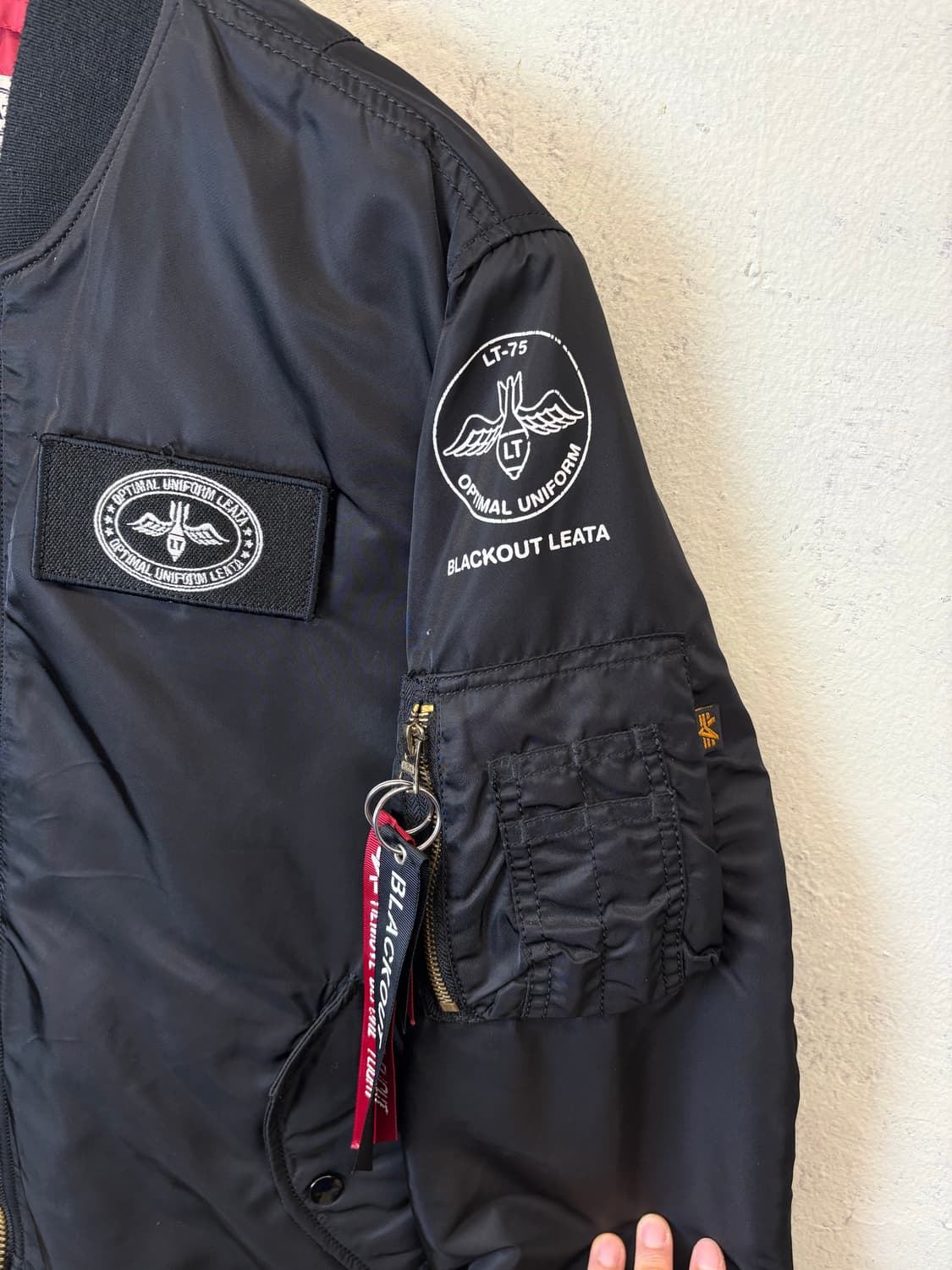 알파인더스트리 리타 MA-1 자켓 블랙 상품이미지6