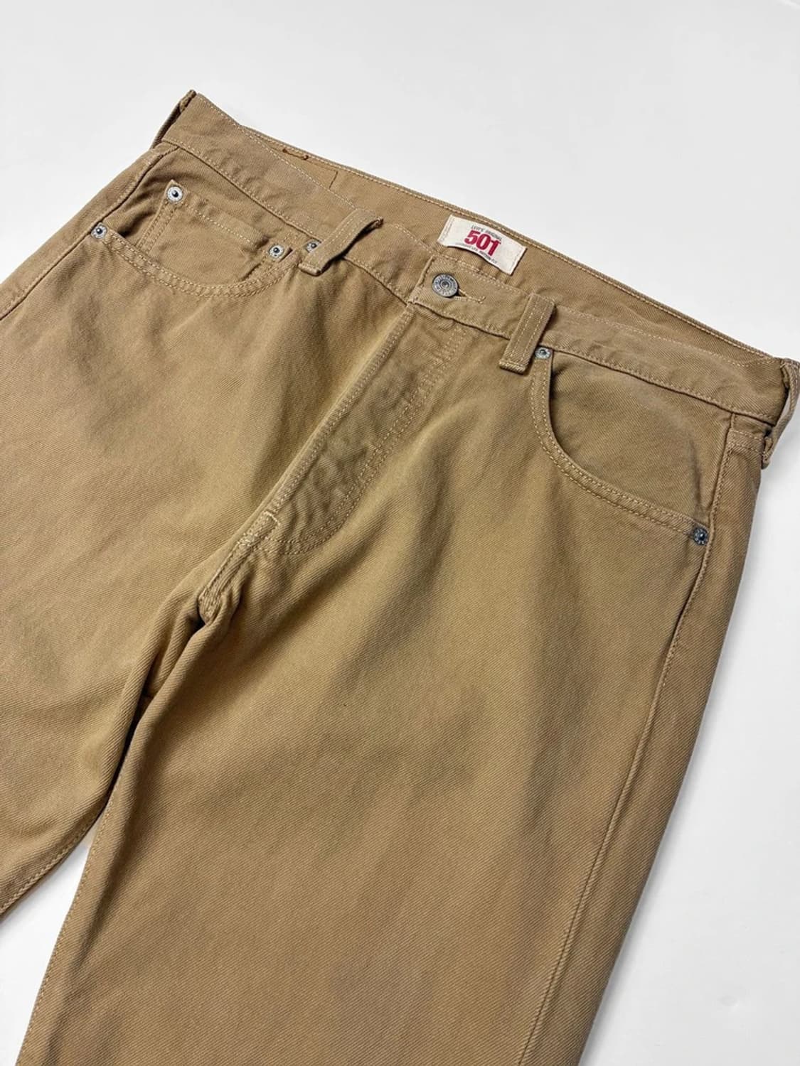 리바이스 501 샌드진 베이지 데님 팬츠 PN5361 상품이미지2