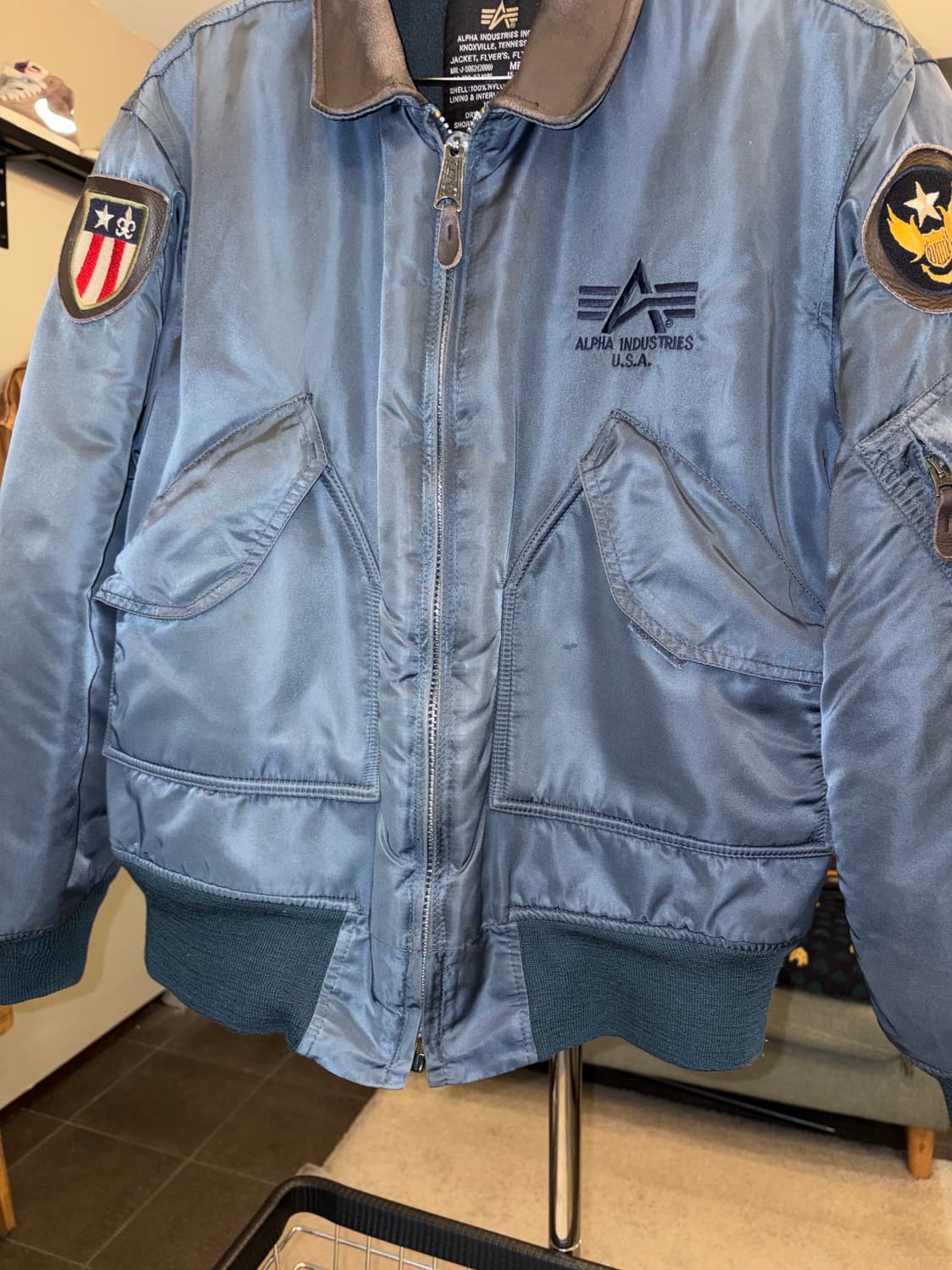 Alpha Industries CWU-45 patch USA flight 상품이미지8