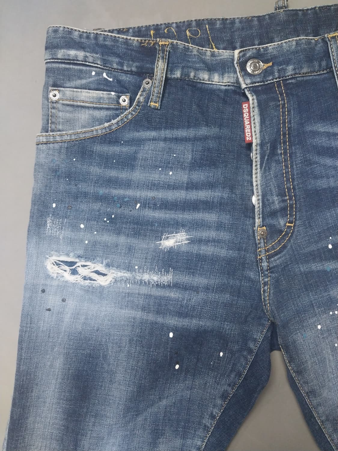 [36] 정품 디스퀘어드2 자수래터링 쿨가이진 청바지 상품이미지2