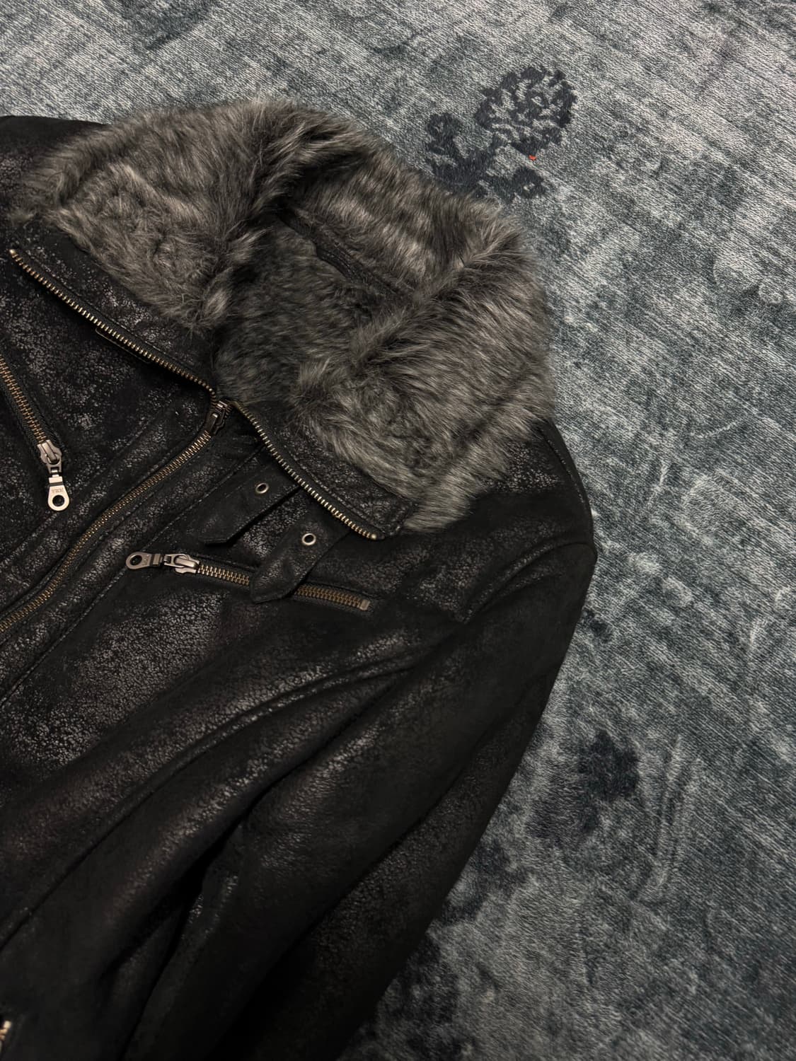 Unknown vkei trimming fur jacket 상품이미지3