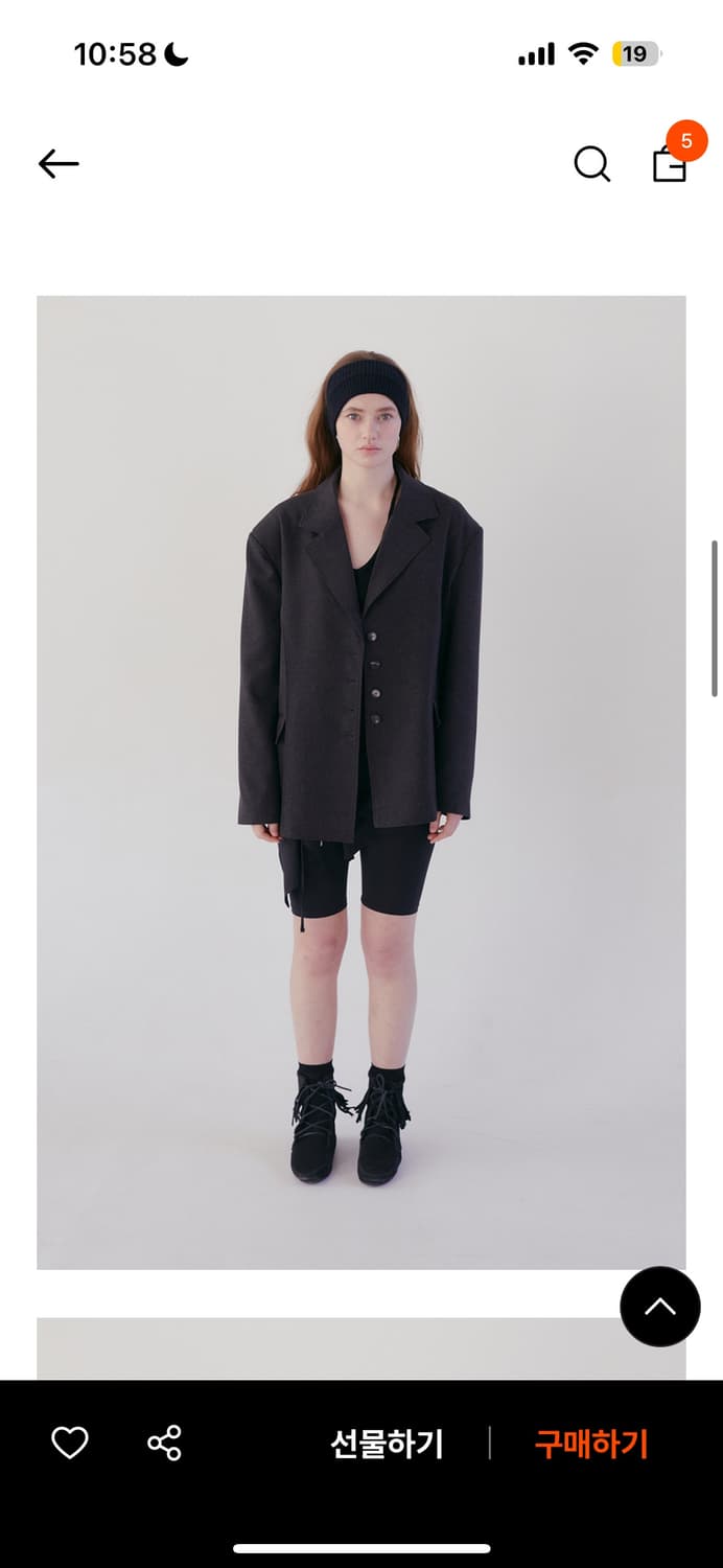 소프트 서울 OVERFIT SINGLE JACKET 상품이미지1