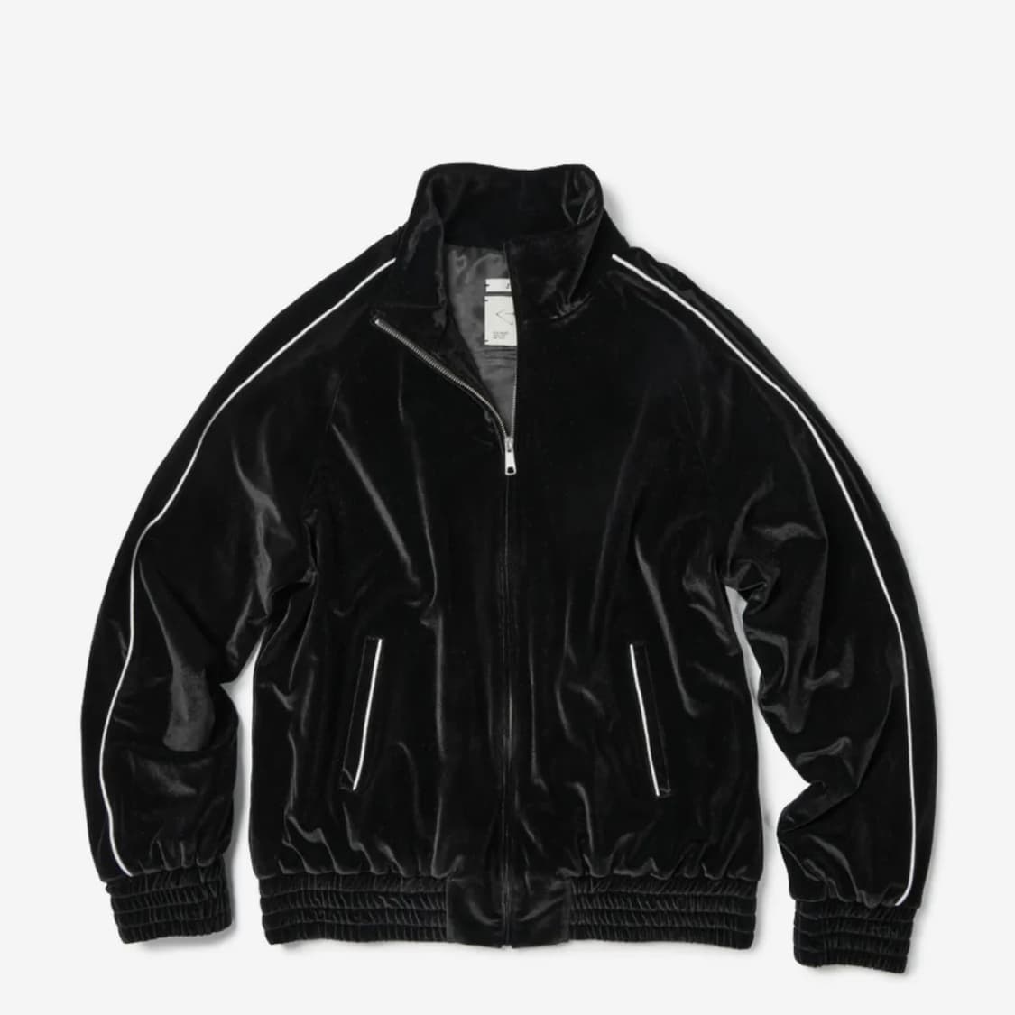 Etce VELVET TRACK JACKET (BLACK) 상품이미지1