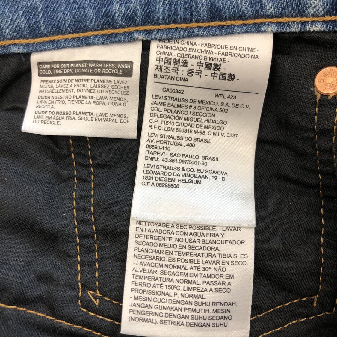 리바이스 502 x 저스틴 팀버레이크 청바지 34 인치 상품이미지7