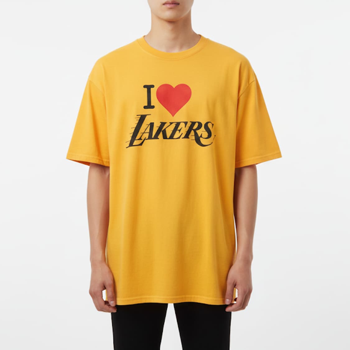 1990년대 빈티지 I ❤️ Lakers NBA 티셔츠 상품이미지1